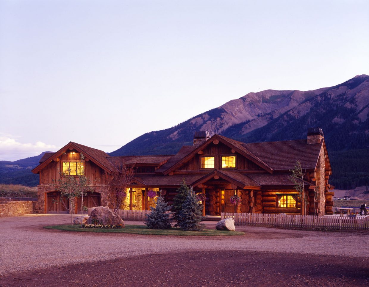 Red Feather Ranch Custom Log Home